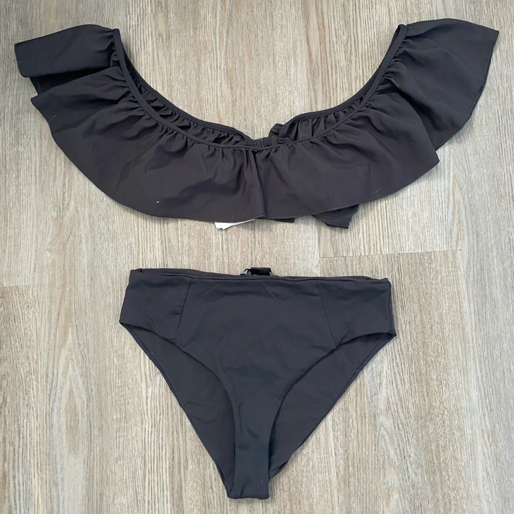 Zara swim ruffle bikini
